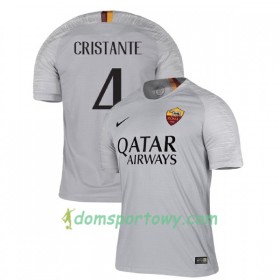 Koszulka AS Roma Cristante 4 Wyjazdowe Koszulki Piłkarskie 2018-2019 Krótki Rękaw